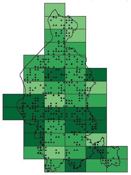 distribuzione del Picchio rosso maggiore, Dendrocopos major