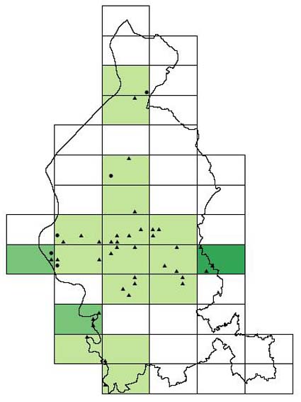 distribuzione del Picchio rosso minore, Dendrocopos minor